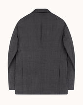 Sport Jacket - Grey Glen Check High Twist Merino Wool