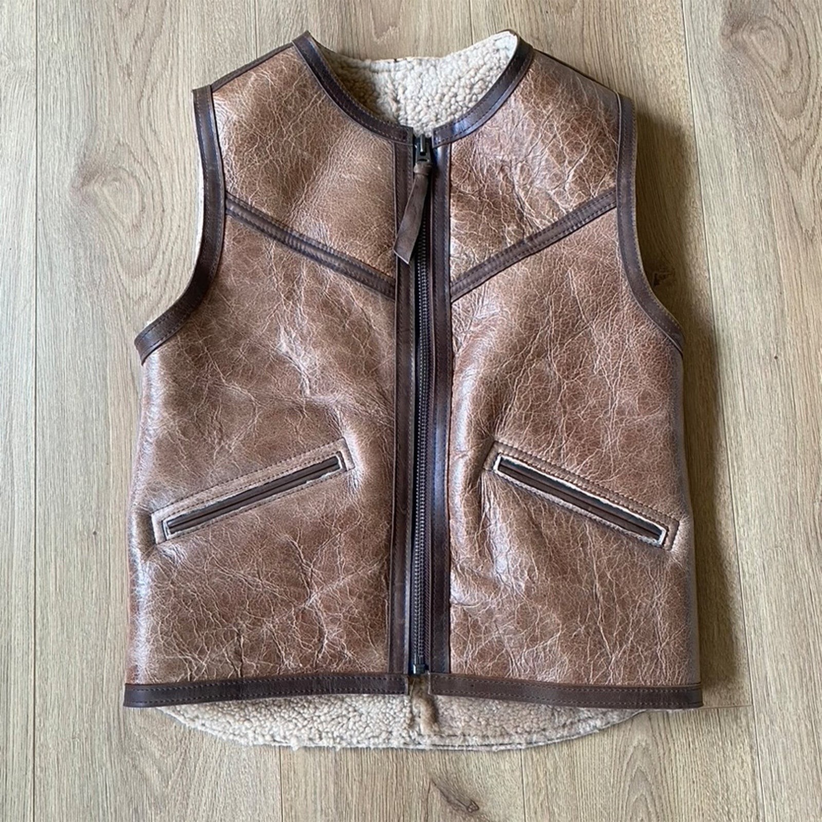 Sb941 Sheepskin C3 Vest Size 34