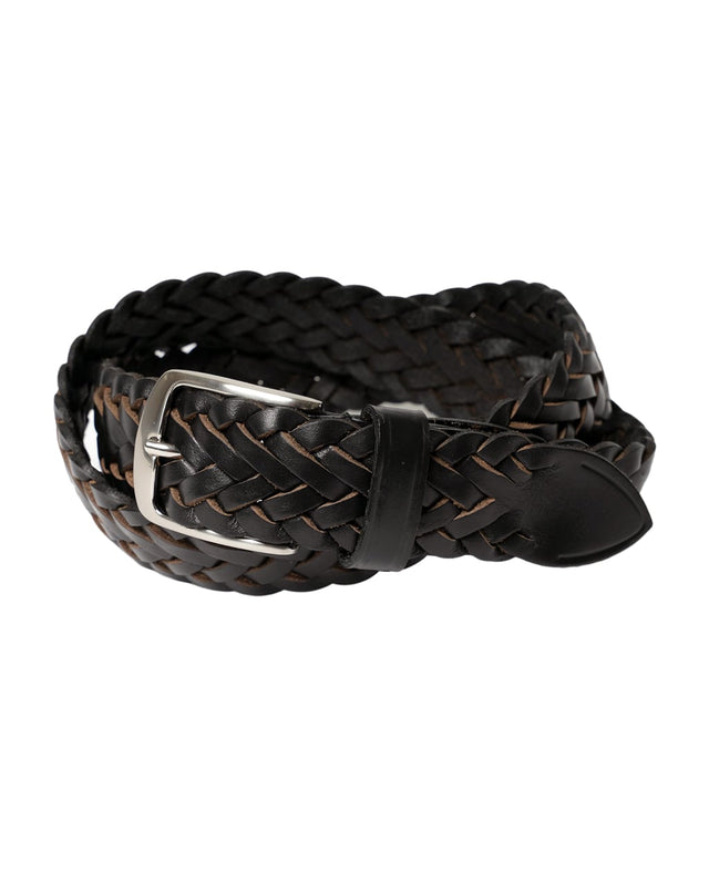 Leather Mesh Belt Chrome Excel