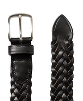 Leather Mesh Belt Chrome Excel