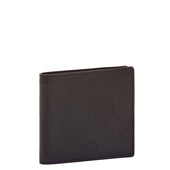 Cestello Portafoglio A Libro Da Uomo In Pelle Colore Nero