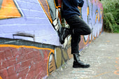 "Englander" Black 11 Eye Steel Toe Derby Boot
