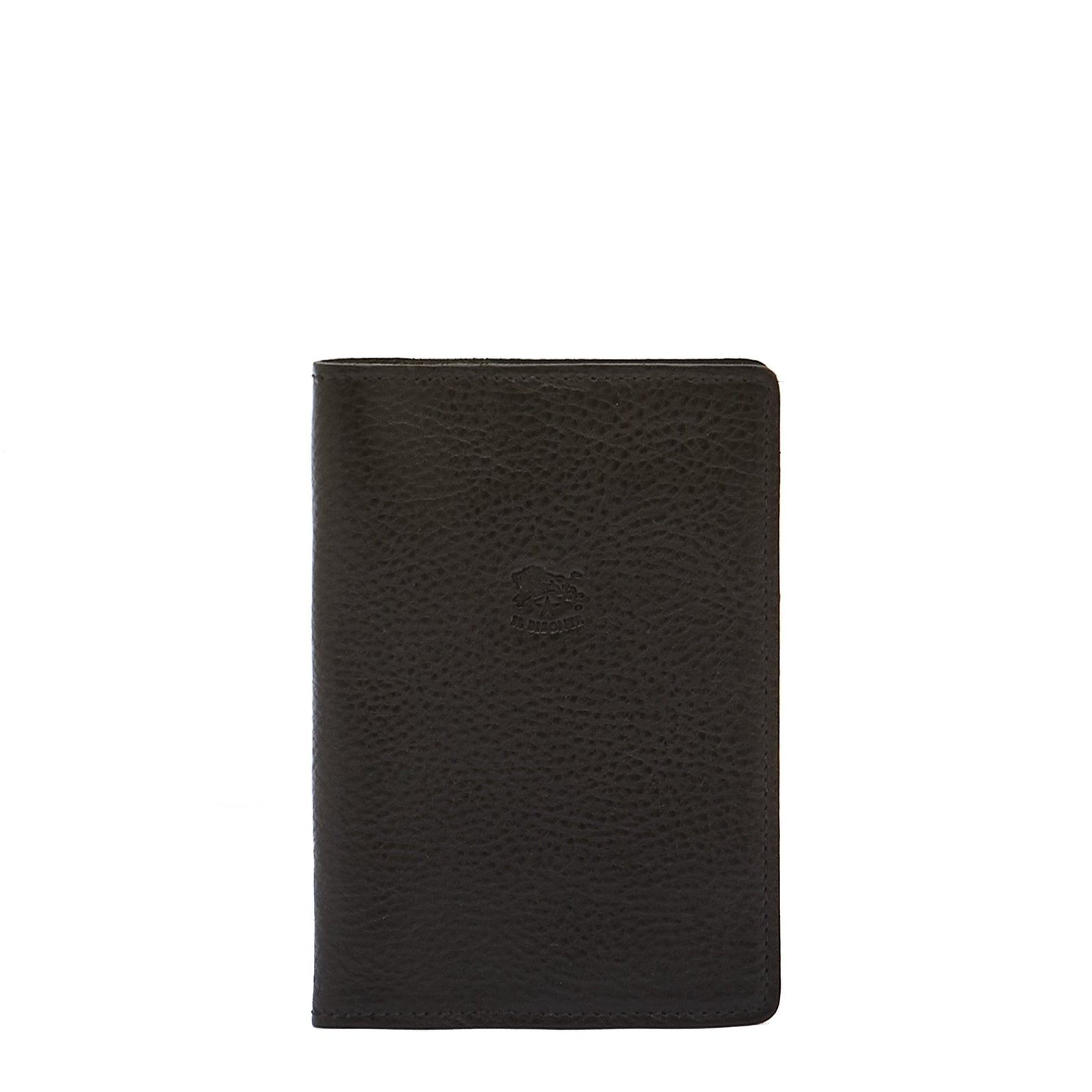 Passport Holder In Leather Color Black