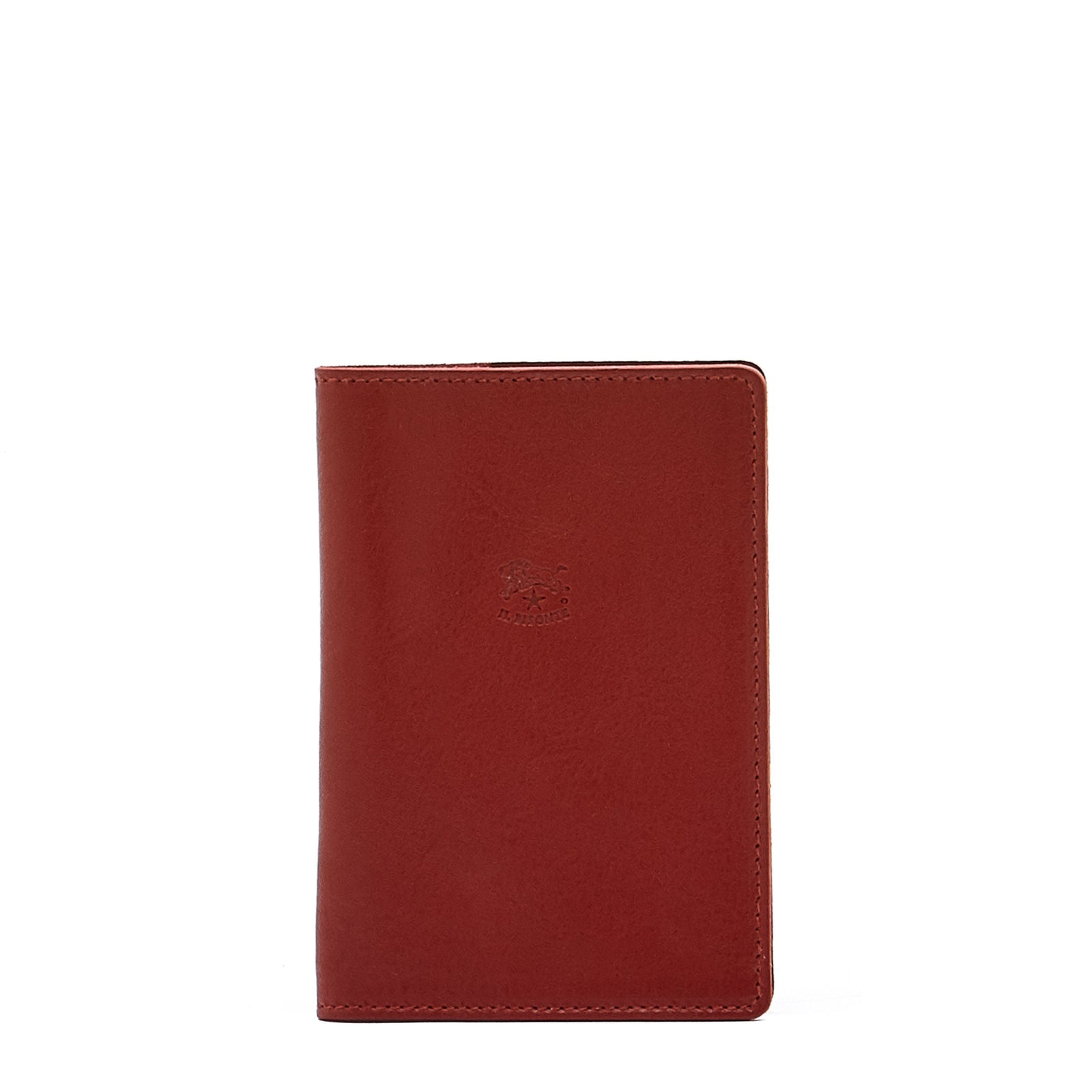 Passport Holder In Leather Color Red