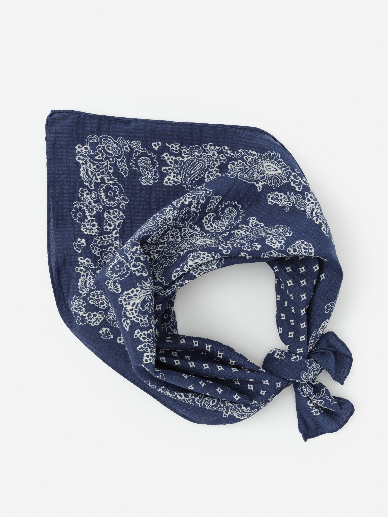Off White Riverside Bandana Seersucker Bandana Men S Pocket Squares J Mclaughlin