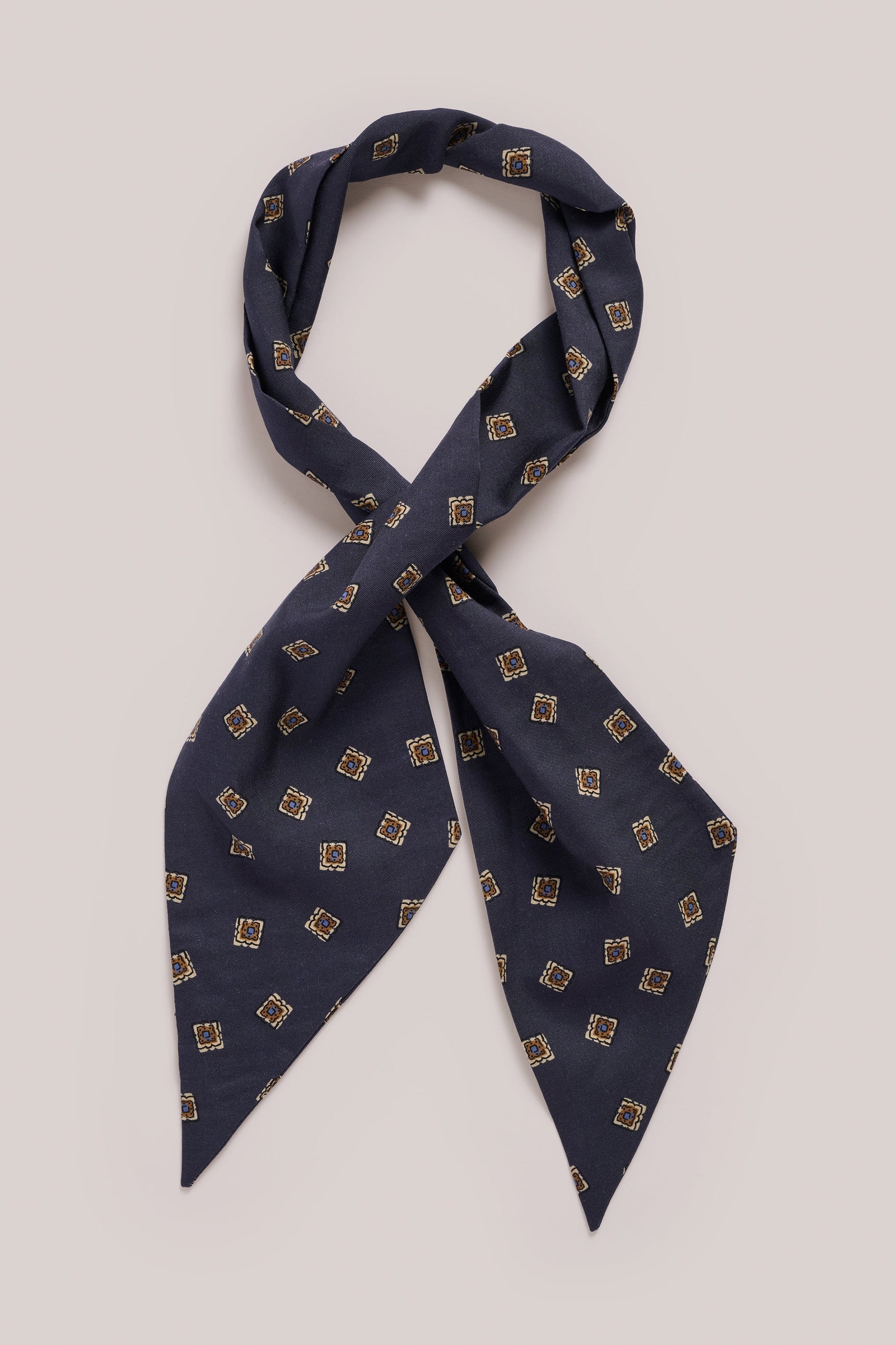 Neckerchief Bandana Silk Square Flower