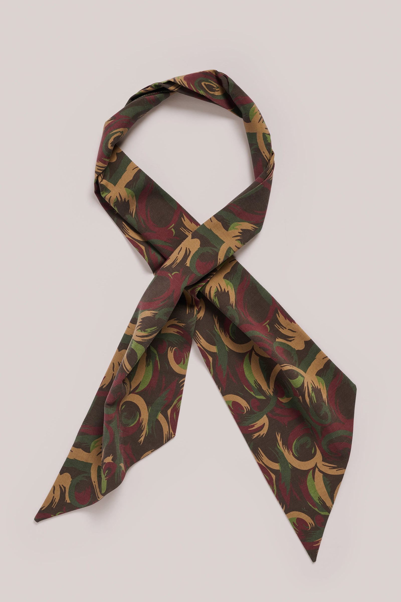 Neckerchief Bandana Silk Camouflage