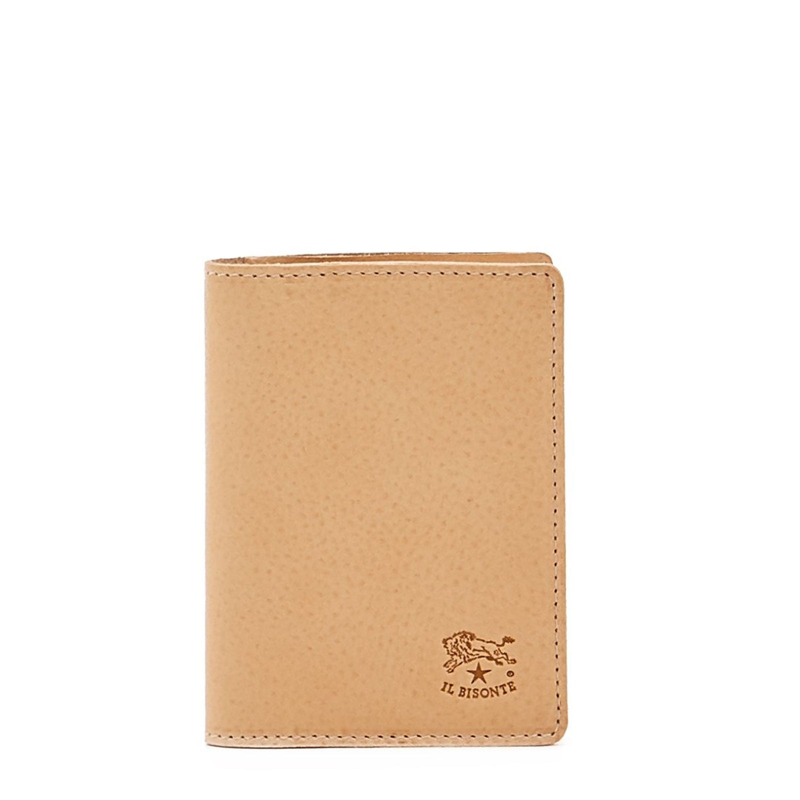 Card Case In Leather Color Natural