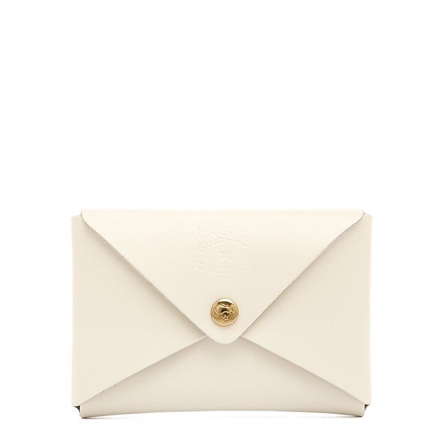 Sovana | Card case in leather color milk