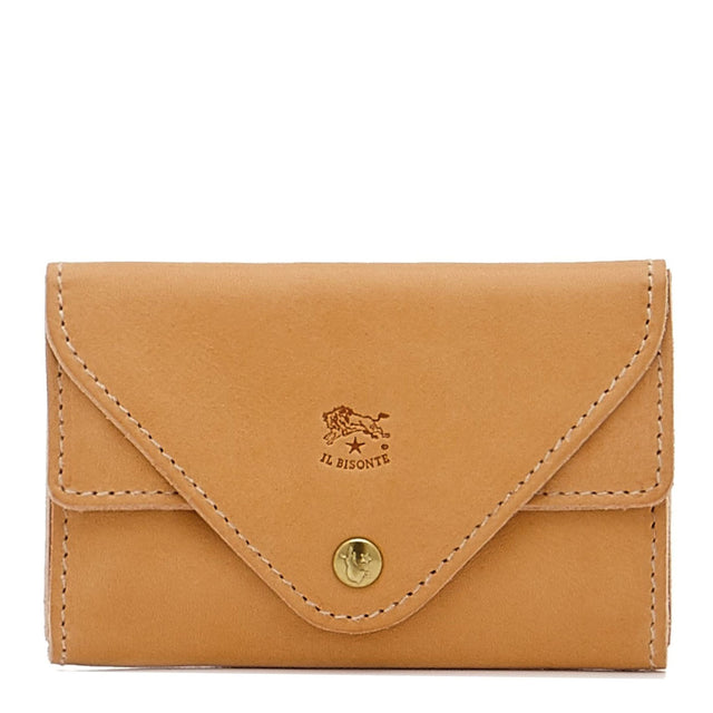 Uffizi | Card case in leather color natural
