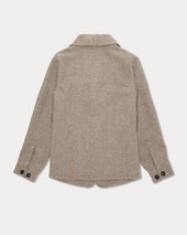 Scotland Giacca In Herringbone Di Lana