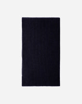Resort Scarf In Double Rib Wool
