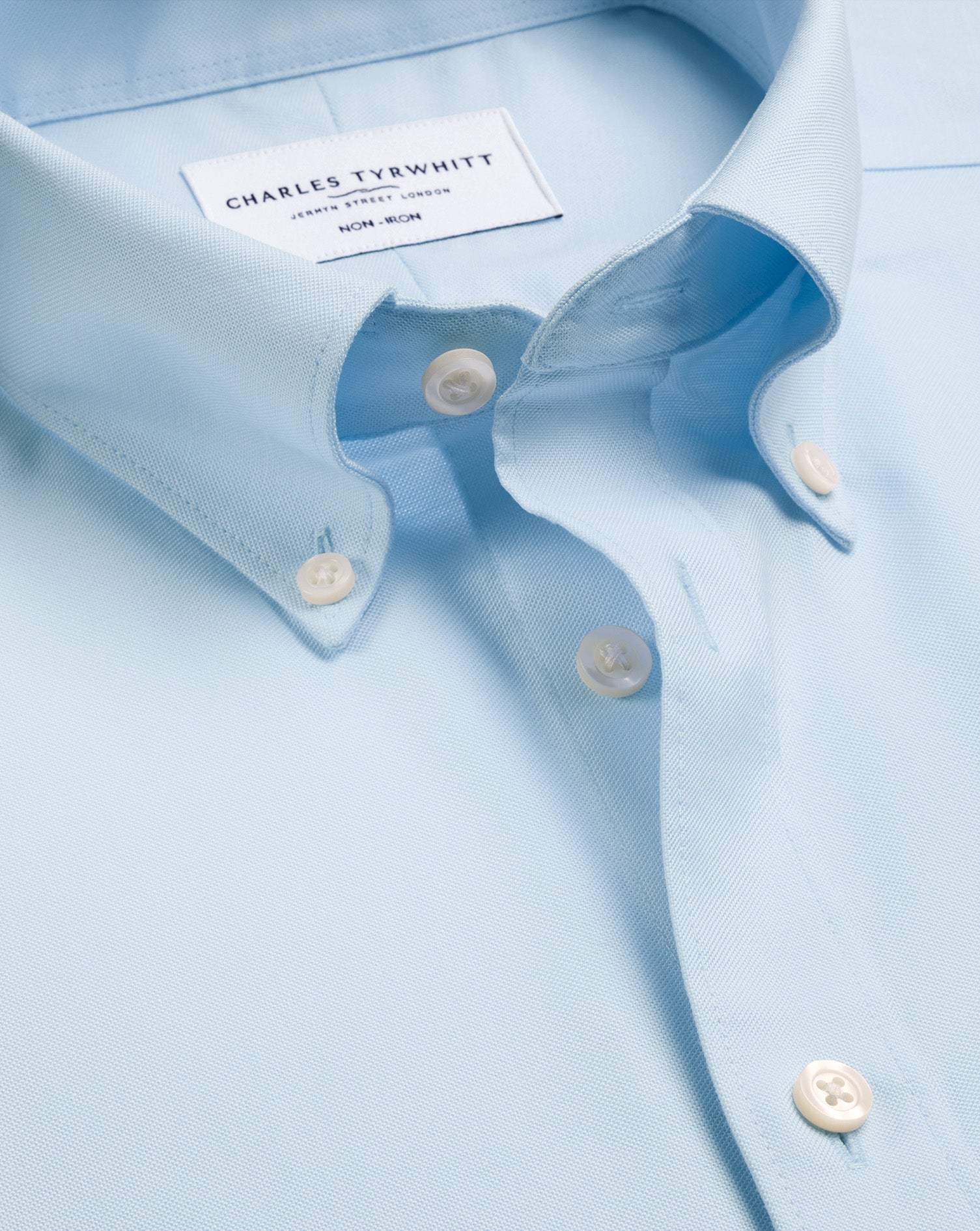 Non Iron Stretch Oxford Shirt Light