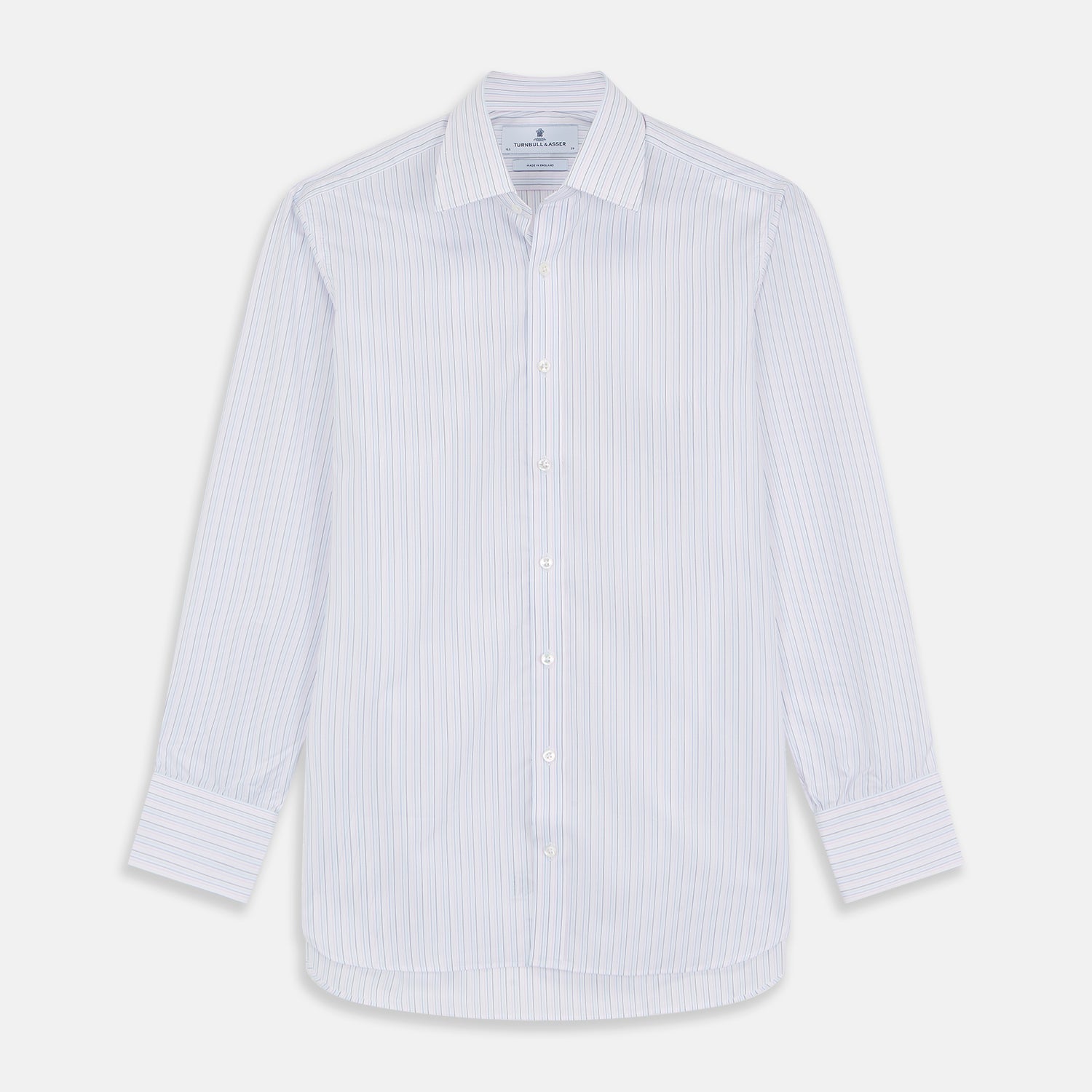 Blue Multi Stripe Regular Fit Mayfair Shirt