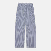 White Stripe Cotton Modern Pyjama Set