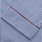 White Stripe Cotton Modern Pyjama Set