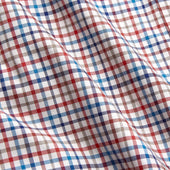Multi Check Cotton Kimono Gown