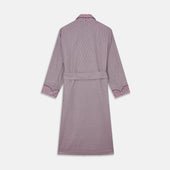 Multi Check Contrast Cotton Gown