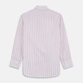 Red Multi Blazer Stripe Regular Fit Mayfair Shirt