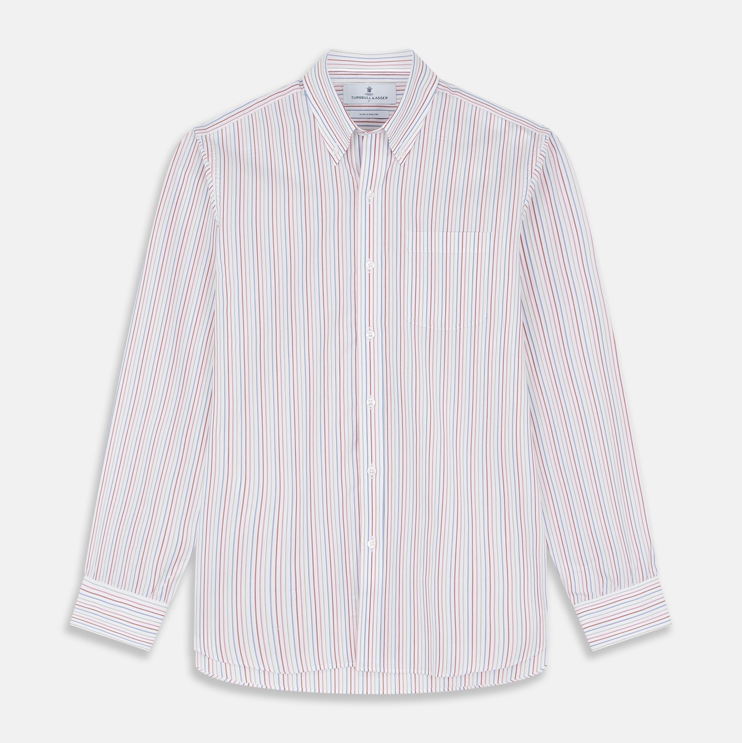 Red Multi Blazer Stripe Weekend Fit Suffolk Shirt