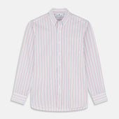 Red Multi Blazer Stripe Weekend Fit Suffolk Shirt