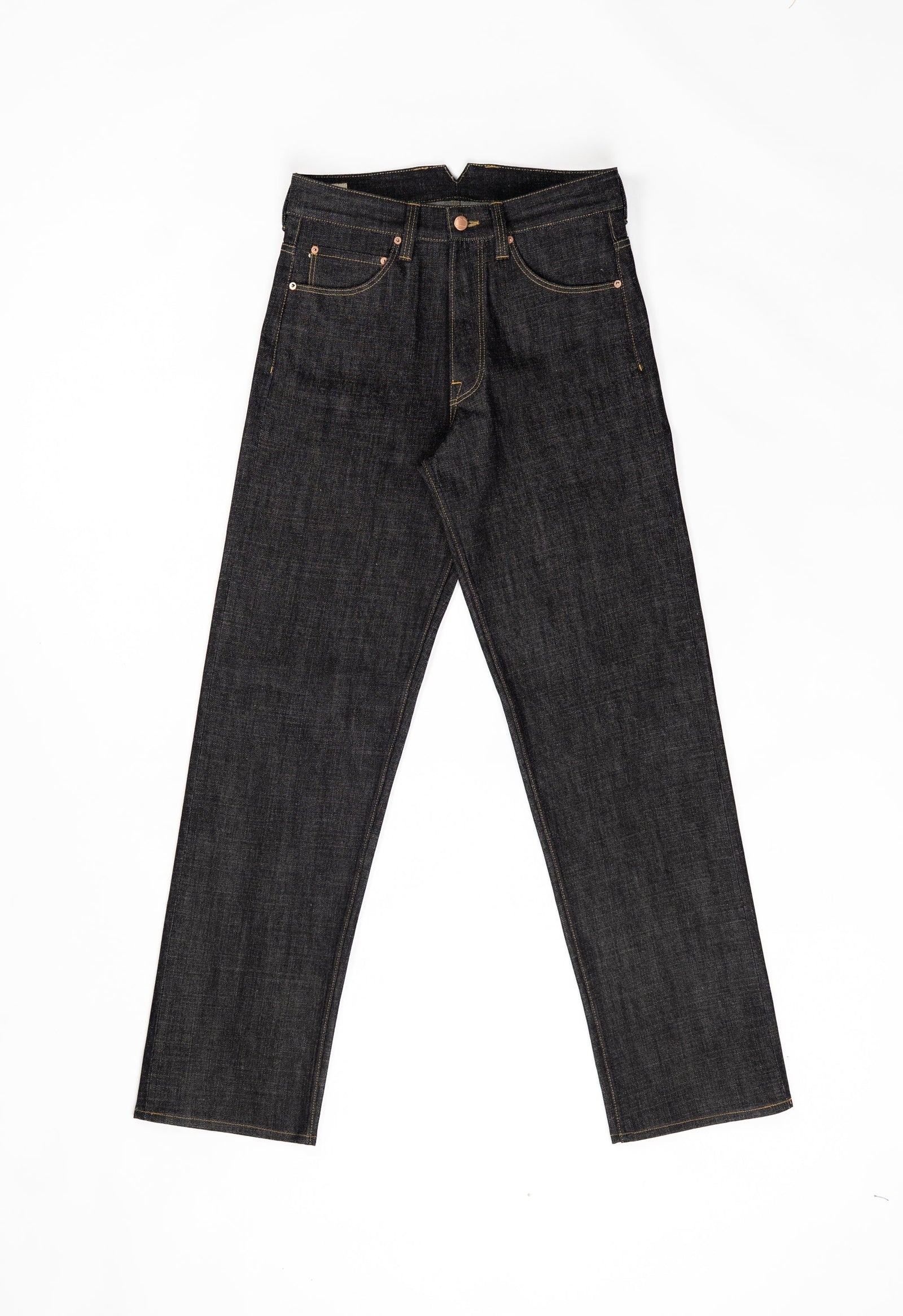 SE1 Straight Wide Indigo 17oz Japanese Raw Selvedge Mens Jeans