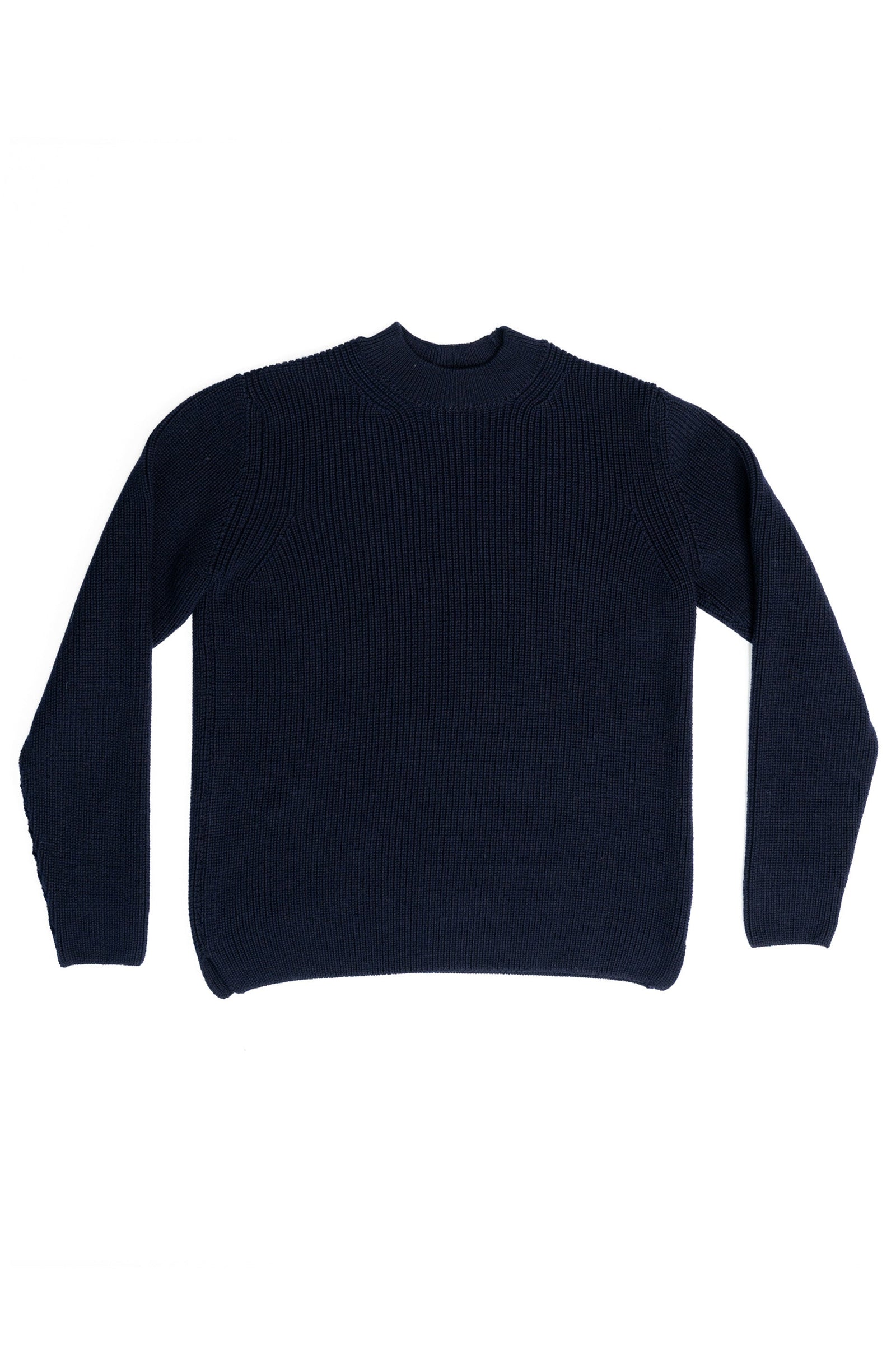 SE16 MERINO FISHERMAN UNISEX JUMPER NAVY