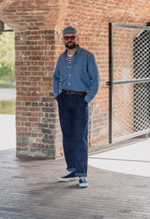 SE3 WIDE INDIGO 11Oz JAPANESE DECK TROUSERS