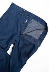 SE3 WIDE INDIGO 11Oz JAPANESE DECK TROUSERS