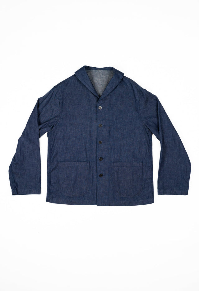 SE4 Shawl Collar Deck Jacket 11oz Japanese Denim