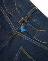 SE5 Heritage Wide Twisted Seam Indigo 13oz Italian Rinse Men's Jeans