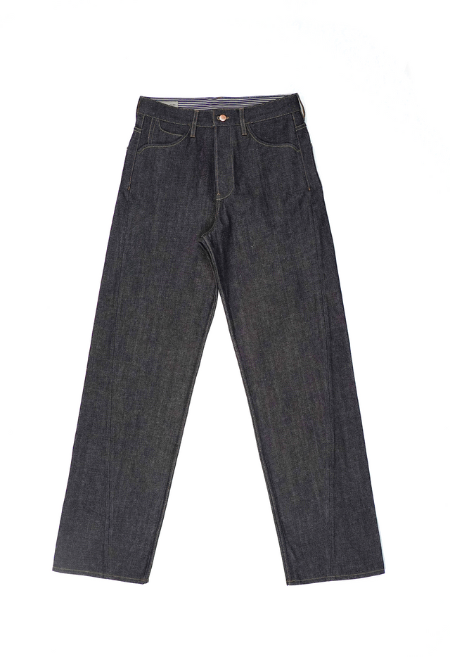 SE5 Heritage Wide Twisted Seam Indigo 14oz Japanese Raw Men's Jeans