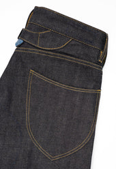 SE5 Heritage Wide Twisted Seam Indigo 14oz Japanese Raw Men's Jeans