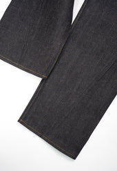 SE5 Heritage Wide Twisted Seam Indigo 14oz Japanese Raw Men's Jeans