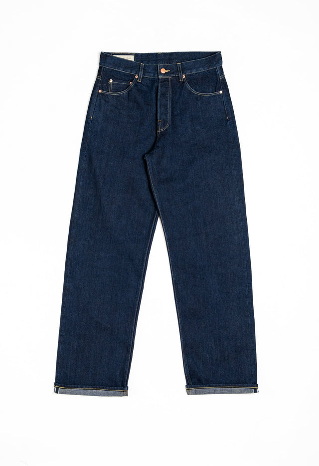 SE6 Classic Wide Indigo 15oz Italian Rinse Selvedge Unisex Jeans