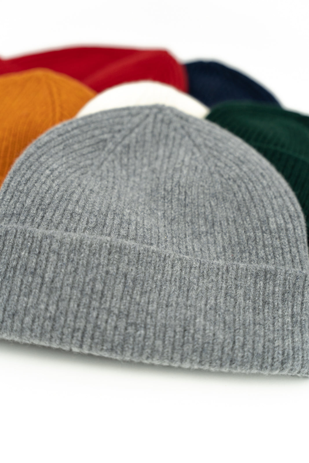 Se10 Ribbed Wool Hat Grey