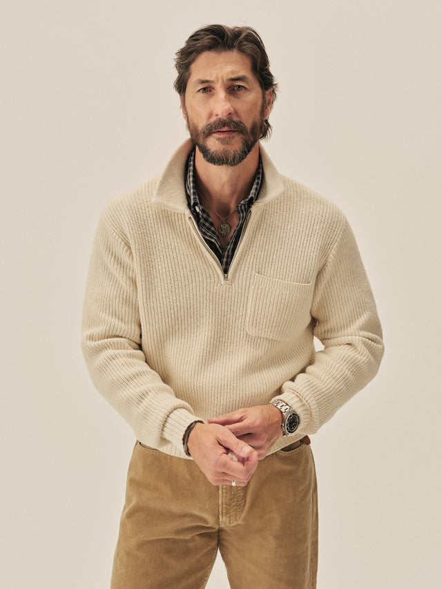 Sand Dollar Seafarer Cotton Quarter-Zip
