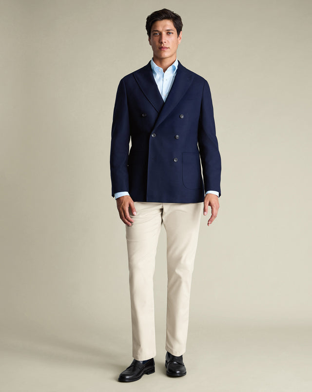 Double Breasted Proper Blazer – Navy