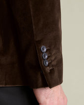 Italian Velvet Jacket Brown