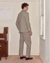Seersucker Cafe Stripe Suit Jacket