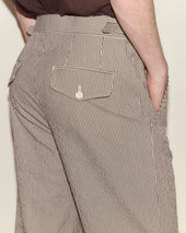 Seersucker Cafe Stripe Trousers