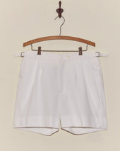 Seersucker Double-Button Shorts