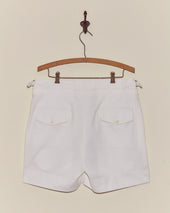 Seersucker Double-Button Shorts