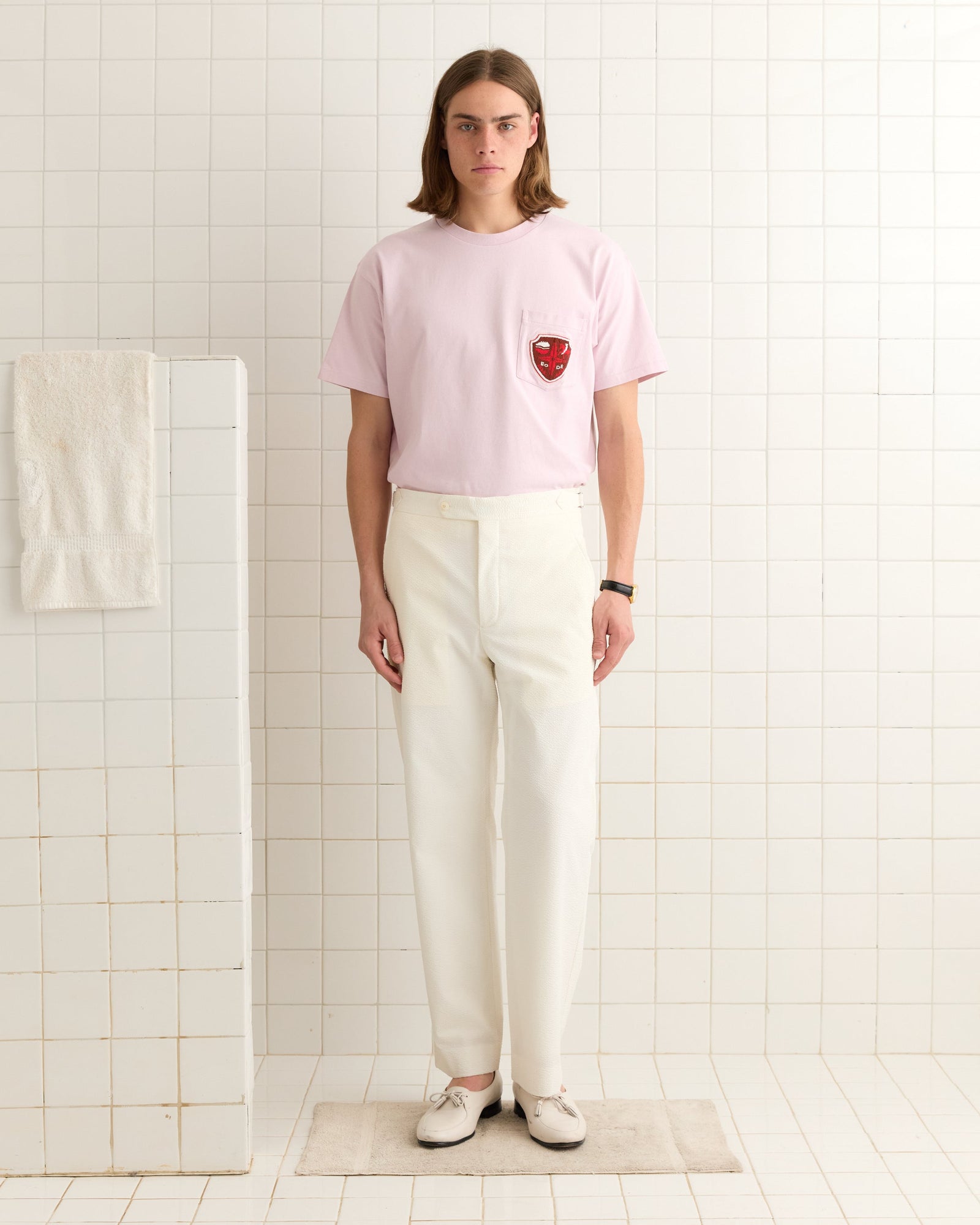 Seersucker Suiting Trousers