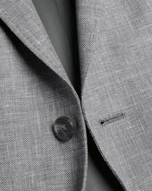 Dark Grey Linen Cotton Jacket