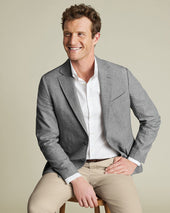 Dark Grey Linen Cotton Jacket