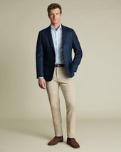 Wool Texture Twill Jacket