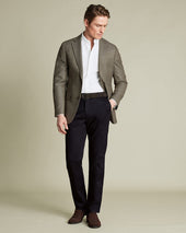 Wool Texture Twill Jacket