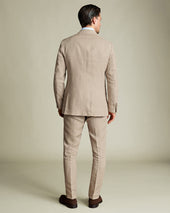 Double Breasted Pure Linen Suit