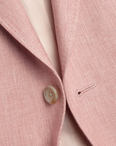 Linen Cotton Jacket Coral